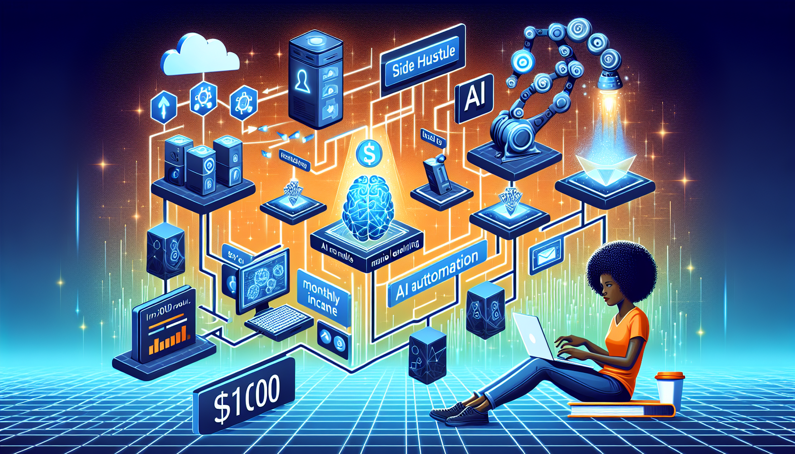 Earn $1000/Month on Autopilot: Start an AI-Powered Side Hustle Today
