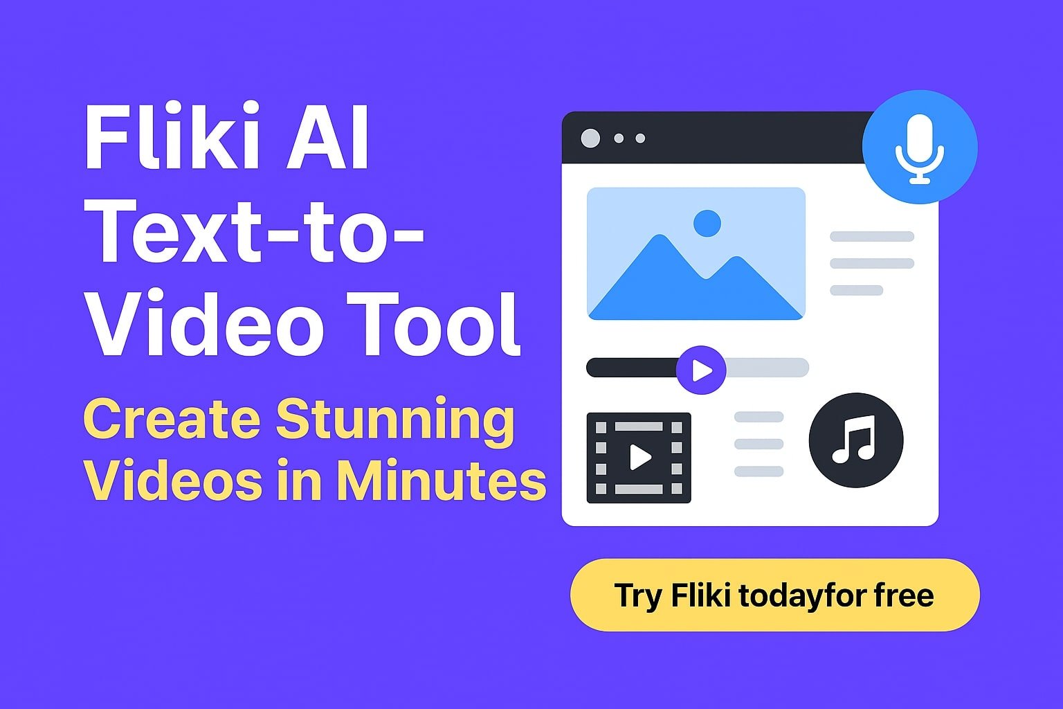 Fliki AI Text-to-video